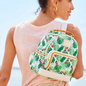 Tropical Mickey & Minnie loungefly backpack
